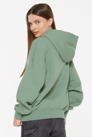Harlem Soul /Damen BRU-NO Hoodie Jacket Oversized Unisex in Grün