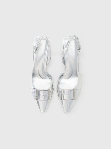 DKNYCipele s potpeticom i otvorenom petom 'Neaira' - srebro boja