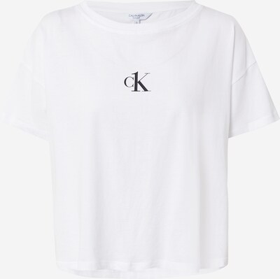 Calvin Klein Swimwear Camiseta en negro / blanco, Vista del producto