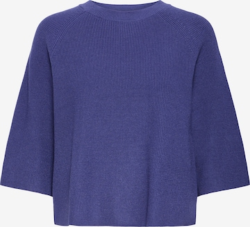 mėlyna ICHI Megztinis 'IHBOSTON': priekis