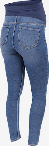 Skinny Jeans di MAMALICIOUS in blu