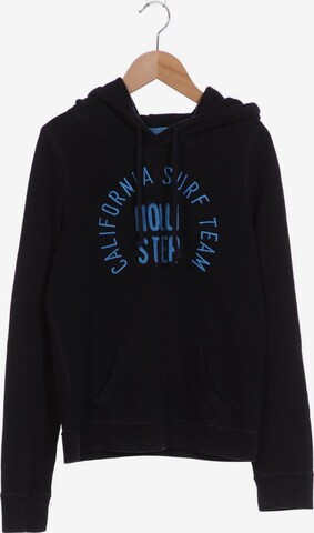 HOLLISTER Sweatshirt & Zip-Up Hoodie in M in Black: front