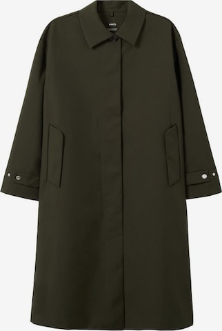 MANGO Summer Coat in Green: front