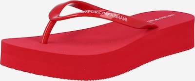 Emporio Armani Séparateur d'orteils en rouge / blanc, Vue avec produit