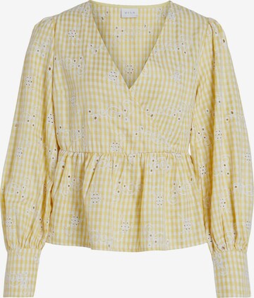 Camicia da donna di VILA in giallo: frontale