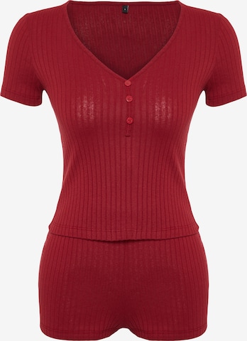 Pyjama Trendyol en rouge : devant