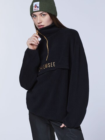 CHIEMSEE Athletic Sweater in Black