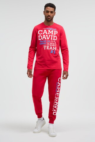 CAMP DAVID Shirt in Rot
