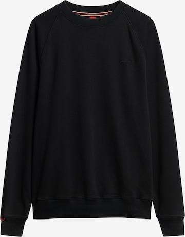 Sweat-shirt 'Essentials' Superdry en vert : devant