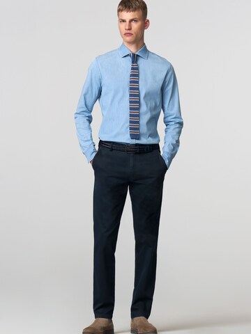 Regular Pantalon chino 'New York' MEYER en bleu