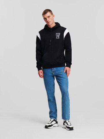 Karl Lagerfeld - Sweatshirt 'Varsity' em preto