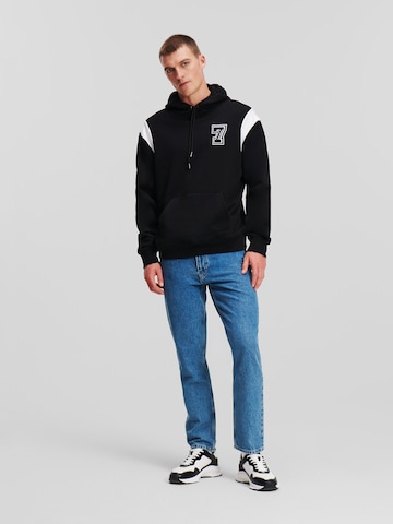 Karl Lagerfeld Sweatshirt 'Varsity' i svart