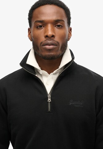 Sweat-shirt 'Essential' Superdry en noir