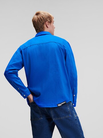 KARL LAGERFELD JEANS - Ajuste regular Camisa en azul