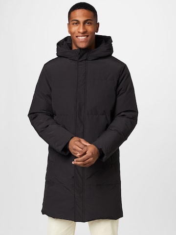 Manteau d’hiver !Solid en noir : devant