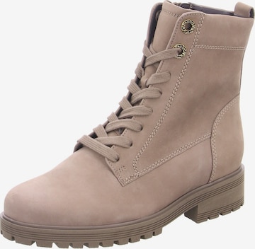 GABOR Lace-Up Boots in Grey: front