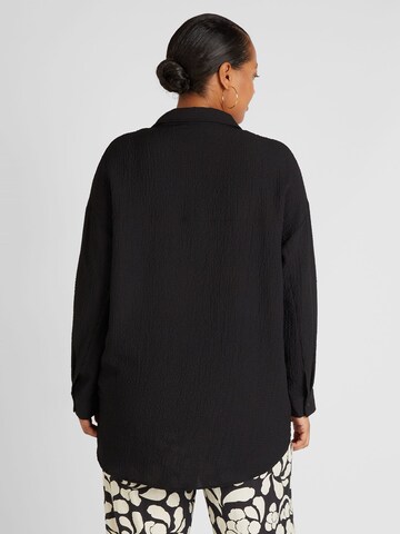 Noisy May Curve Blouse 'RIPPLE' in Black