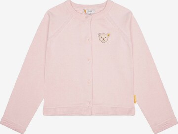 STEIFF Knit Cardigan in Pink: front
