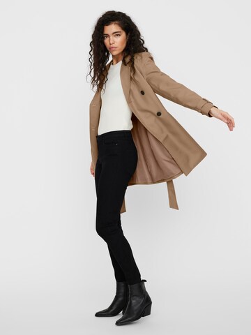 Manteau mi-saison 'Celeste' VERO MODA en marron