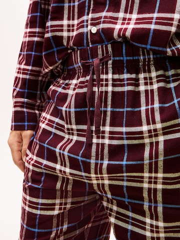 Pyjama long 'Gift Box' TOMMY HILFIGER en rouge
