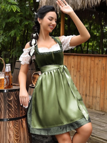 Yesfashion Dirndl in Green