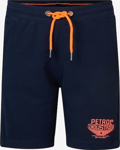 Petrol Industries Shorts 'Sundew' in navy / orange, Produktansicht