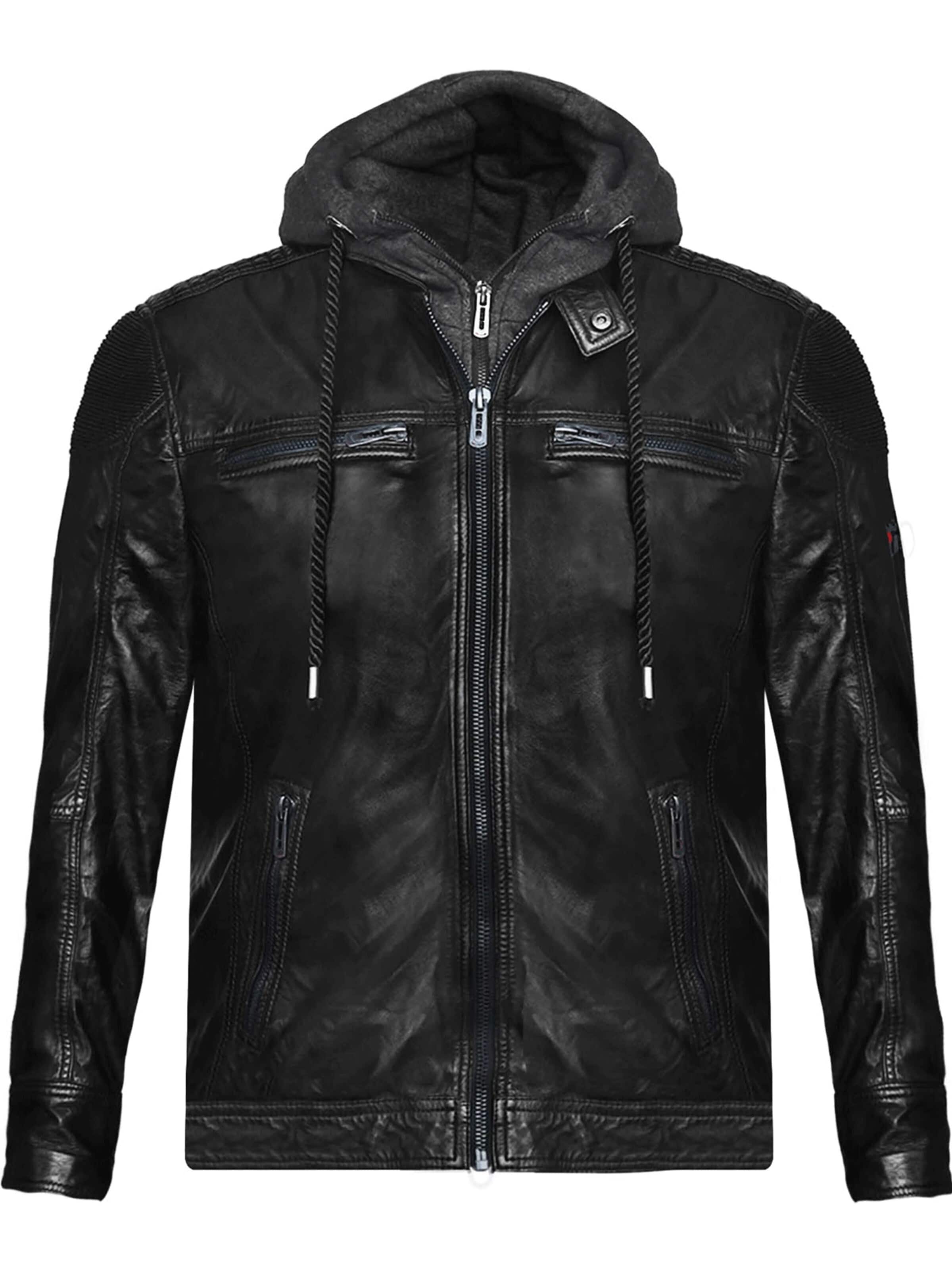 Veste mi-saison 'Felix' Agamaa en noir : devant