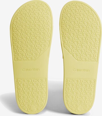 Calvin Klein Pantolette i gul