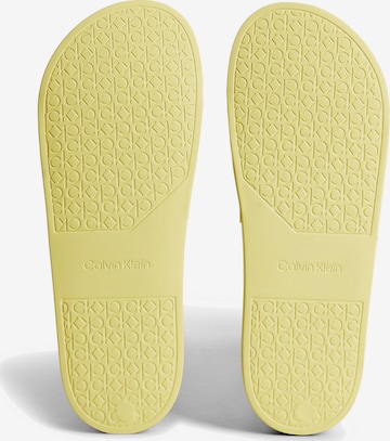 Calvin Klein Pantolette i gul