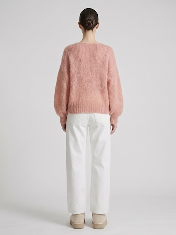 americandreams Pullover i overstørrelse 'Milana Mohair' i orange