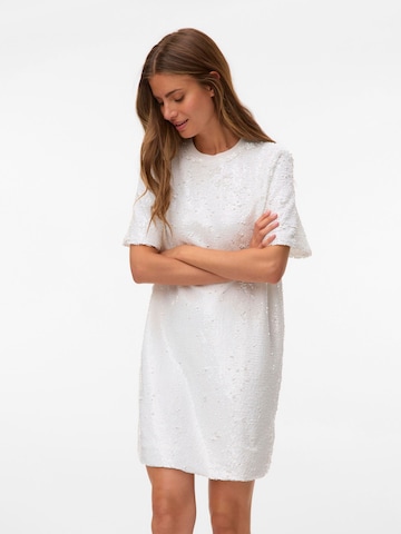 VERO MODA Kleid 'VMBlume' in Weiß: Vorderseite