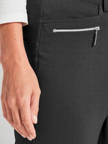 Goldner Slimfit Broek 'Bella' in Zwart