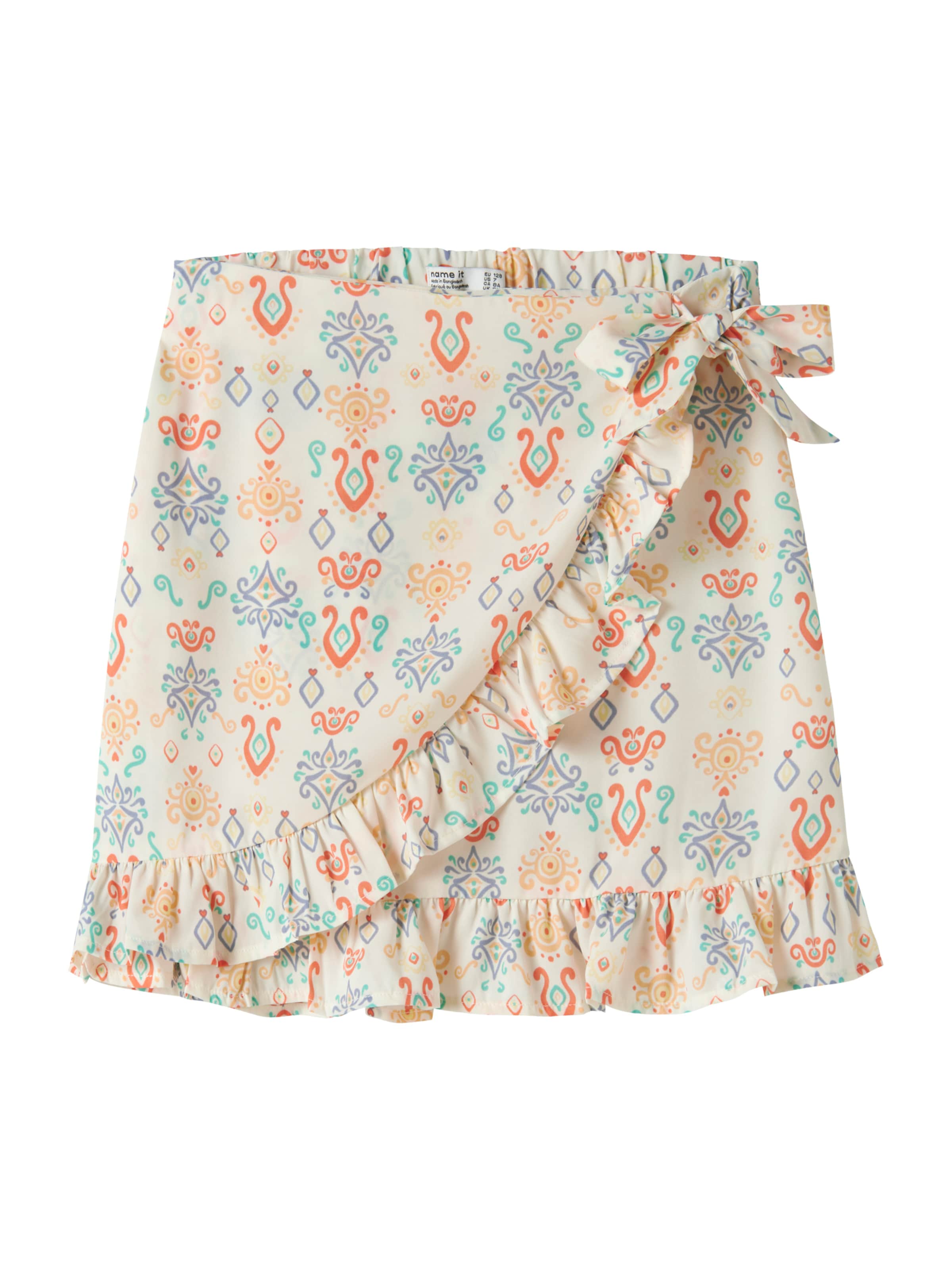 Jupe 'NKFVINAYA' NAME IT en blanc : devant