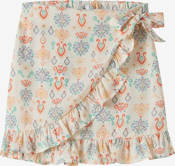 Jupe 'NKFVINAYA' NAME IT en blanc : devant