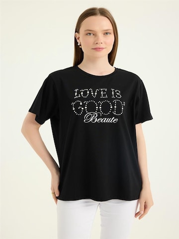 T-shirt HOME STORE en noir : devant