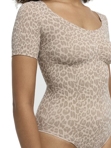 cfab Shaping bodysuit 'T-Shirt Bodysuit Sculpting Shapewear mit Slip' in Beige
