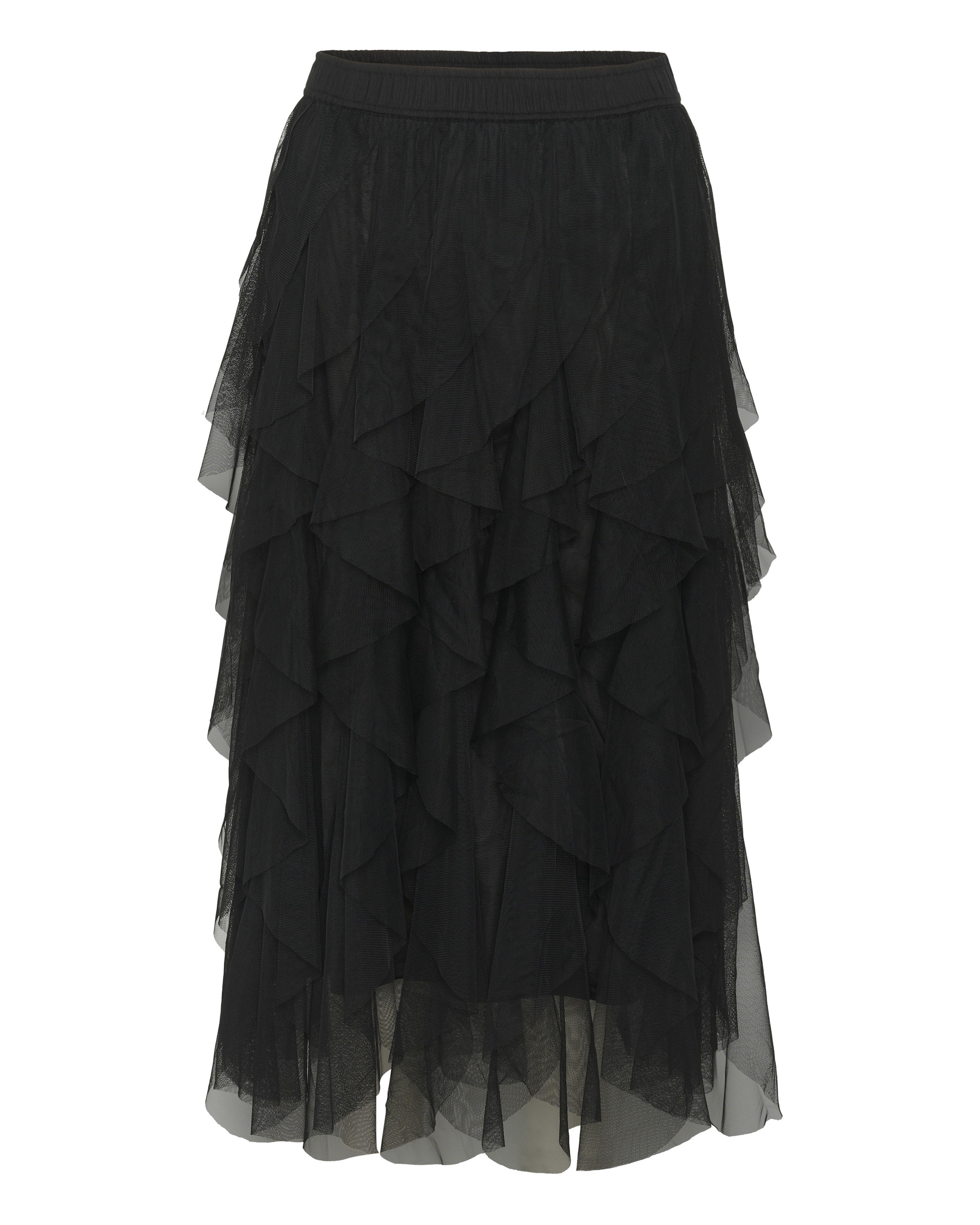 Part Two - Saia 'Svanhild' em preto: frente