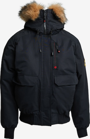 Veste d’hiver 'Gabellia' Zavetti Canada en noir : devant