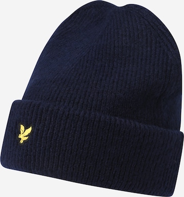 Bonnet Lyle & Scott en bleu : devant