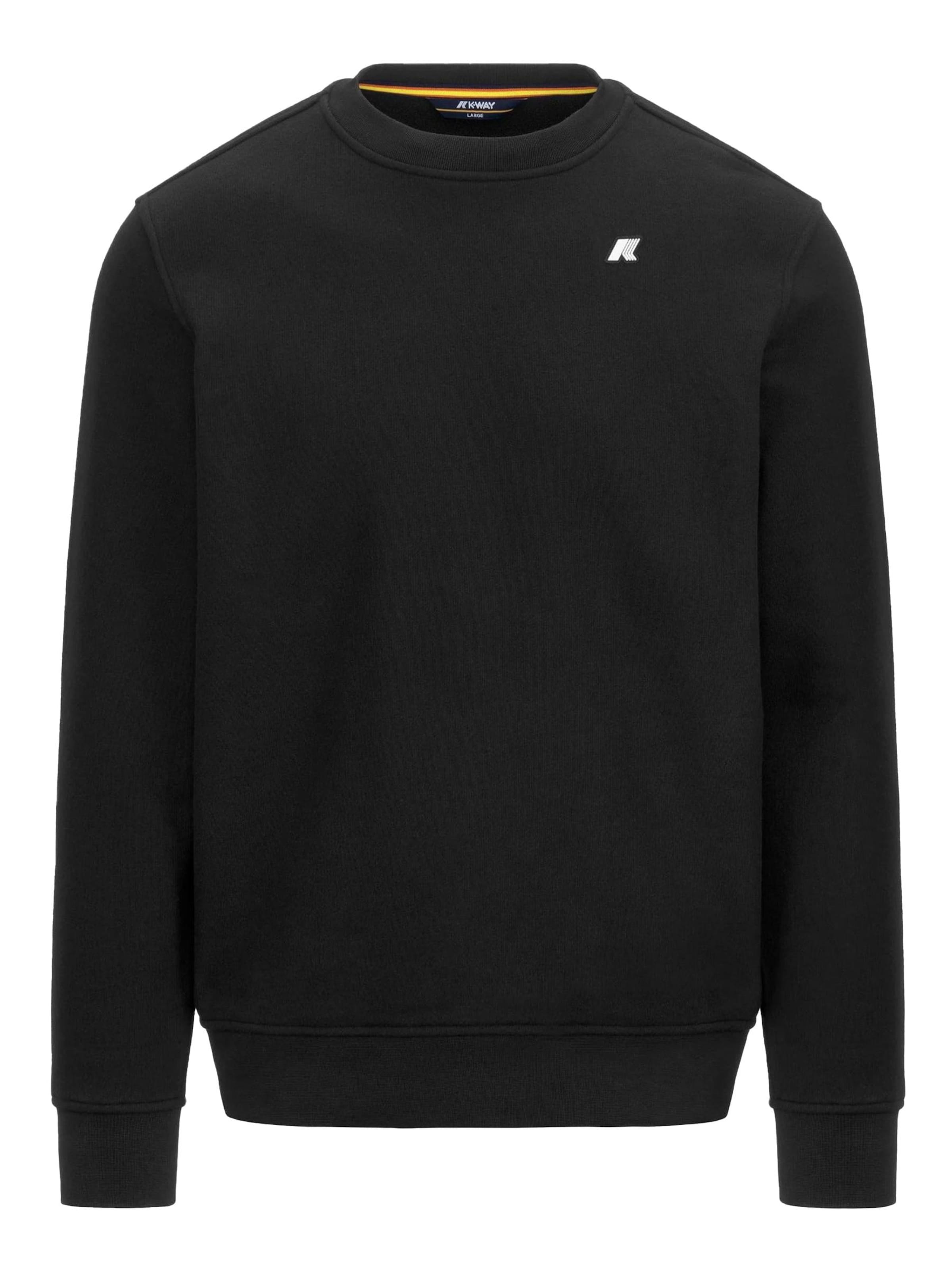 K-Way Sweatshirt in Zwart: voorkant
