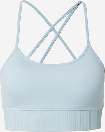 Reebok Bustier Biustonosz sportowy 'LUX' w kolorze niebieski: przód