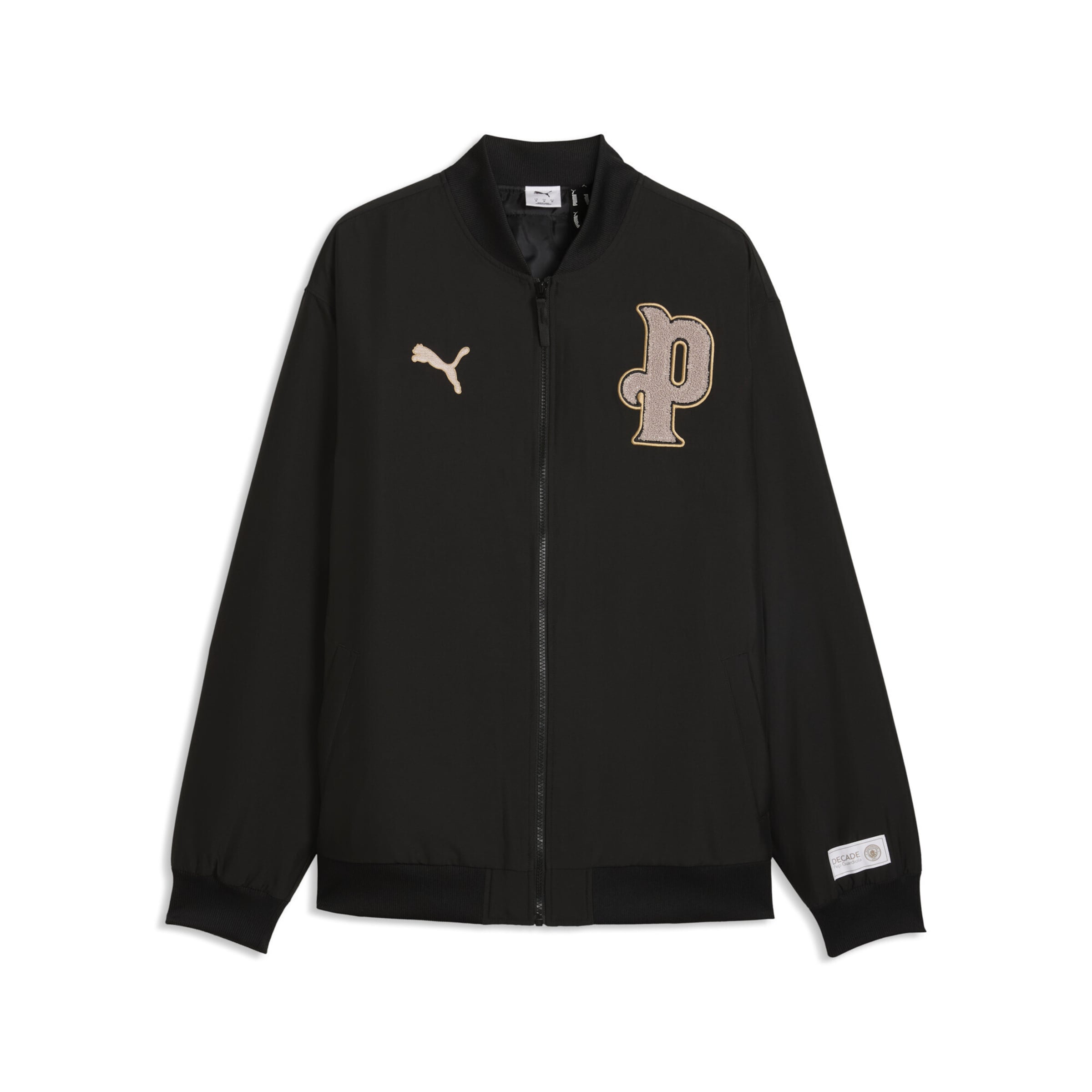 PUMA Athletic Jacket 'Manchester City 10th Anniversary' in Beige / Black, Item view