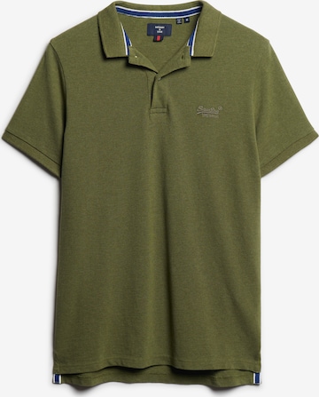 T-Shirt 'CLASSIC' Superdry en vert : devant