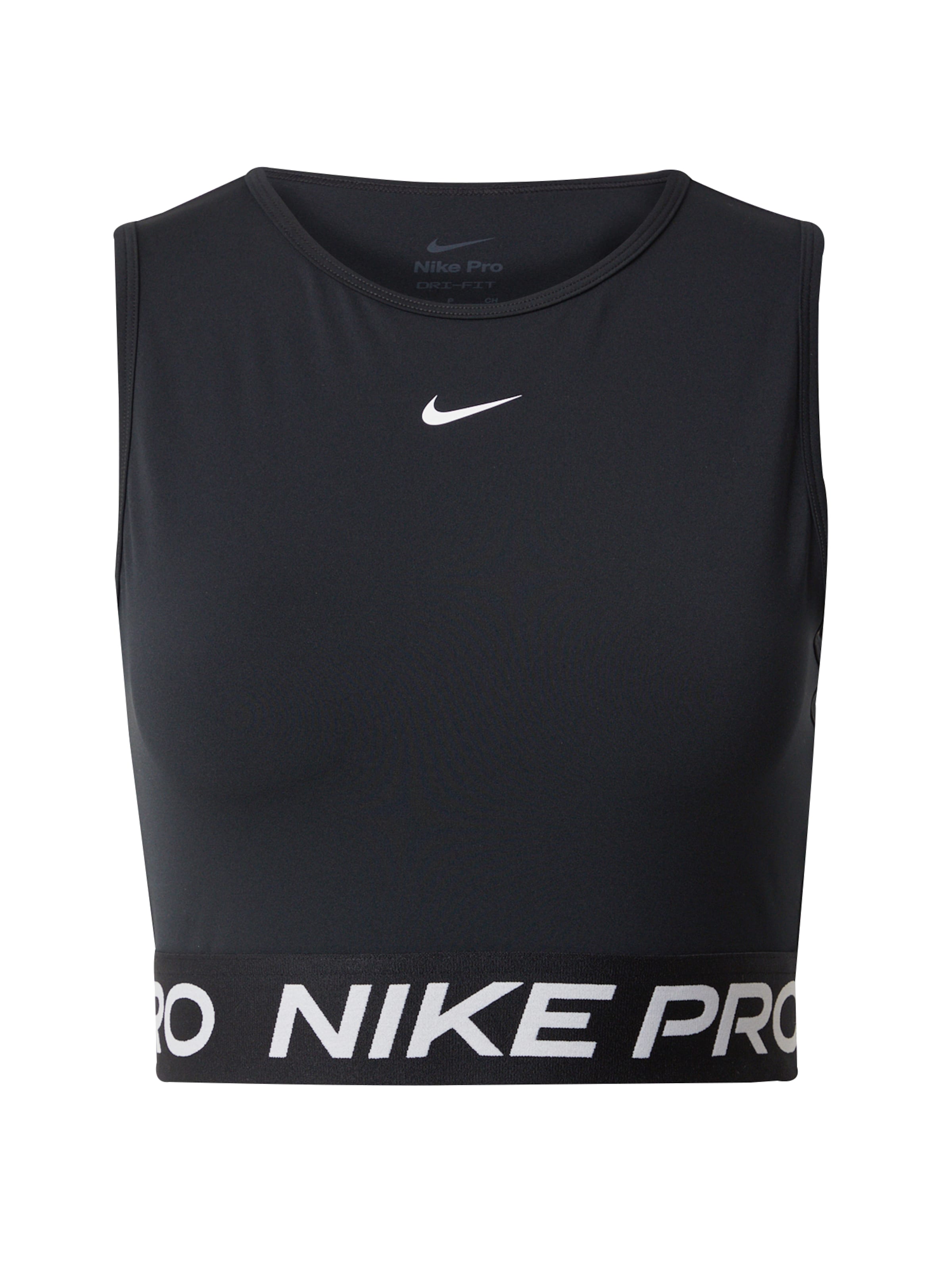 NIKE Sportovní top 'Pro 365' – černá: přední strana