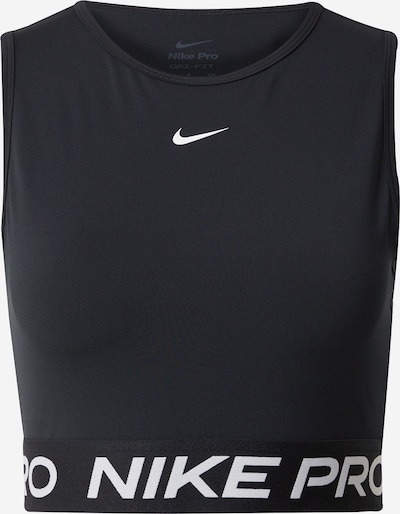 NIKE Sportski top 'Pro 365' u crna / bijela, Pregled proizvoda