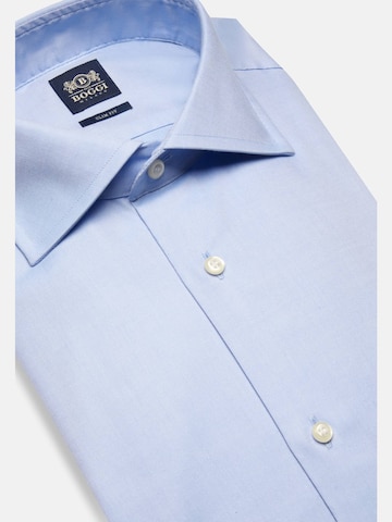 Boggi Milano Přiléhavý střih Košile – modrá