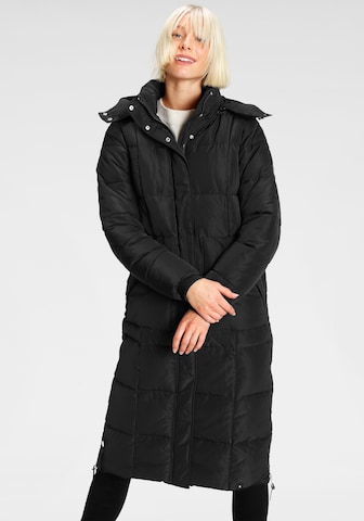 ALPENBLITZ Winter Coat in Black: front