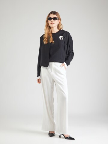Karl Lagerfeld Футболка 'IKON PEAK-A-BOO' в Черный