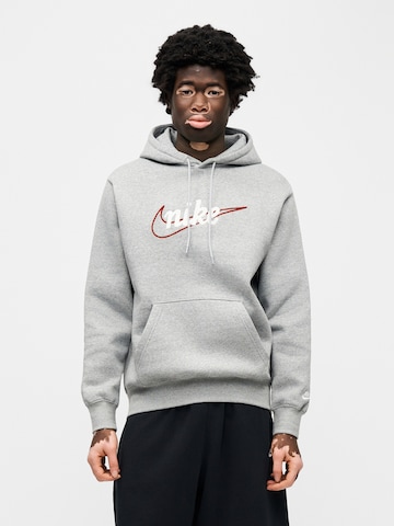 Sweat-shirt 'CLUB' Nike Sportswear en gris : devant