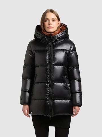 Giacca invernale 'Dasha' di khujo in nero: frontale